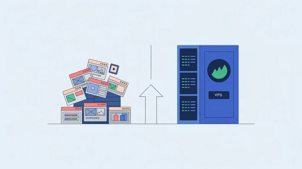 shared hosting vs VPS upgrade guide - 5 signs you need a VPS in 2026