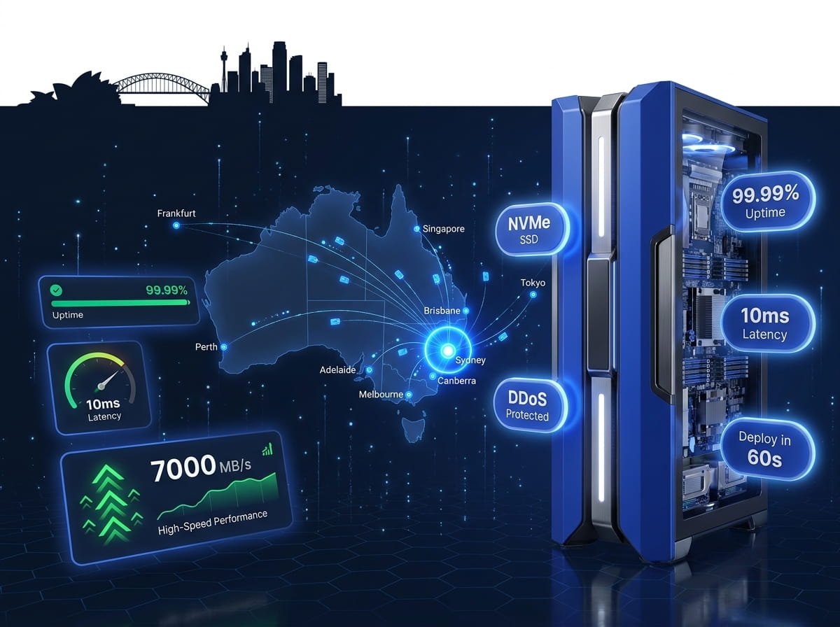 VPS Hosting in Australia: NVMe Servers, Instant Deploy