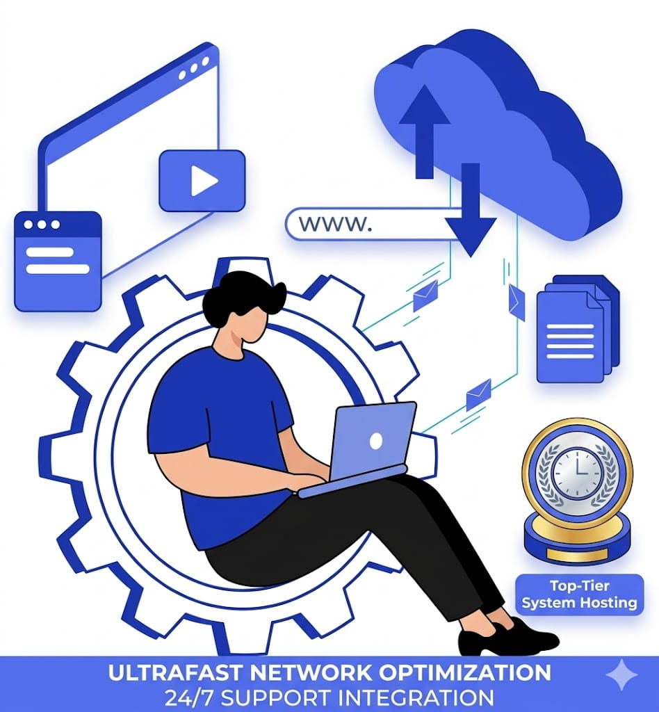 Easy domain management with Neteronhost — intuitive control panel for DNS settings, domain renewals, and transfers in one dashboard