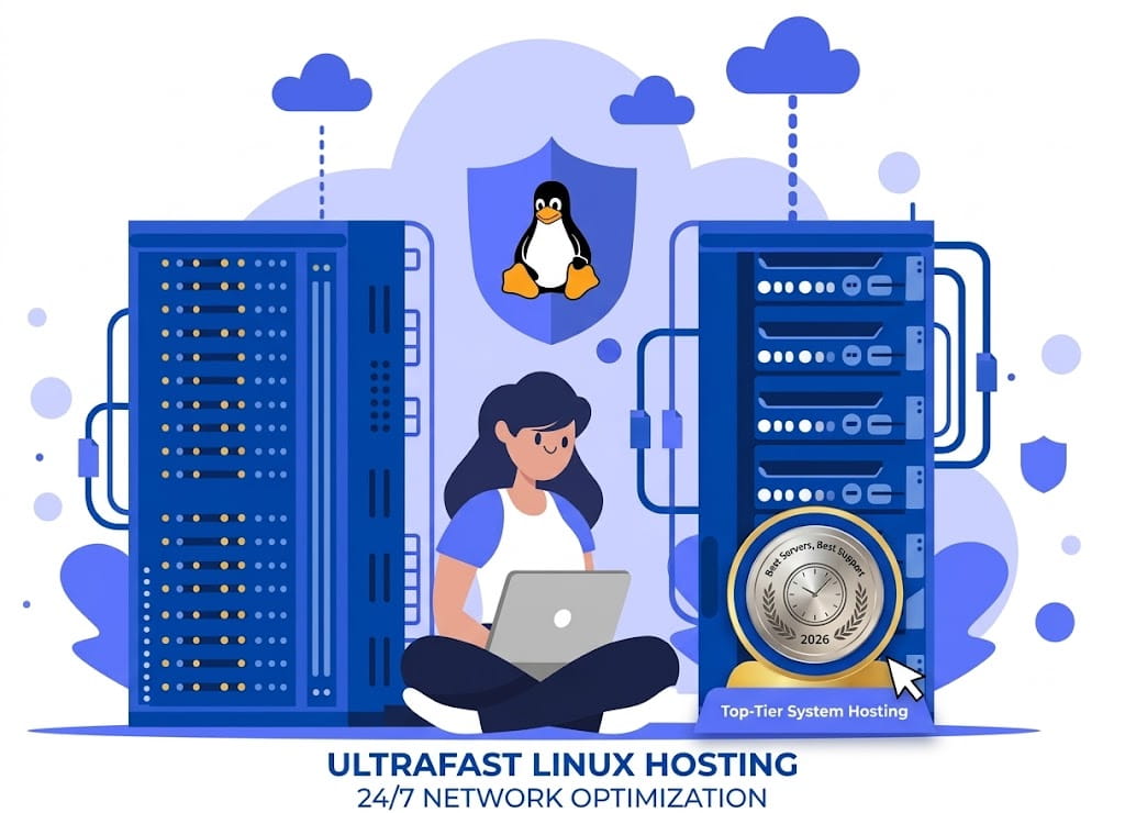 Neteronhost Linux VPS hosting — fast NVMe SSD server with full root access, dedicated CPU cores, unlimited bandwidth, and 99.9% uptime