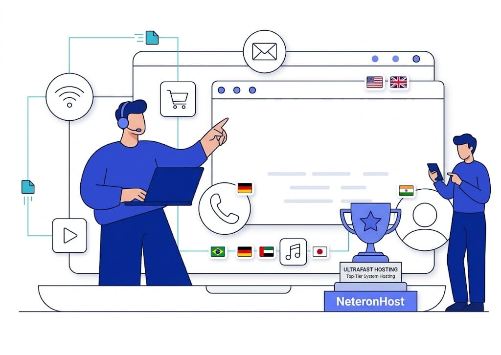 About Neteronhost — certified web hosting team powering 1,000+ websites with Linux VPS, Windows VPS, shared hosting, and domain registration