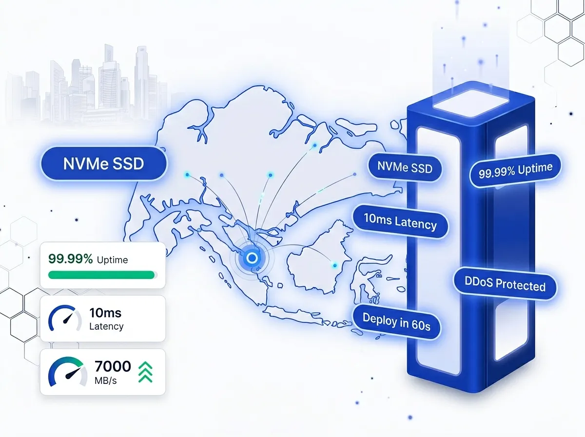Singapore VPS Hosting — NVMe Servers by NeteronHost