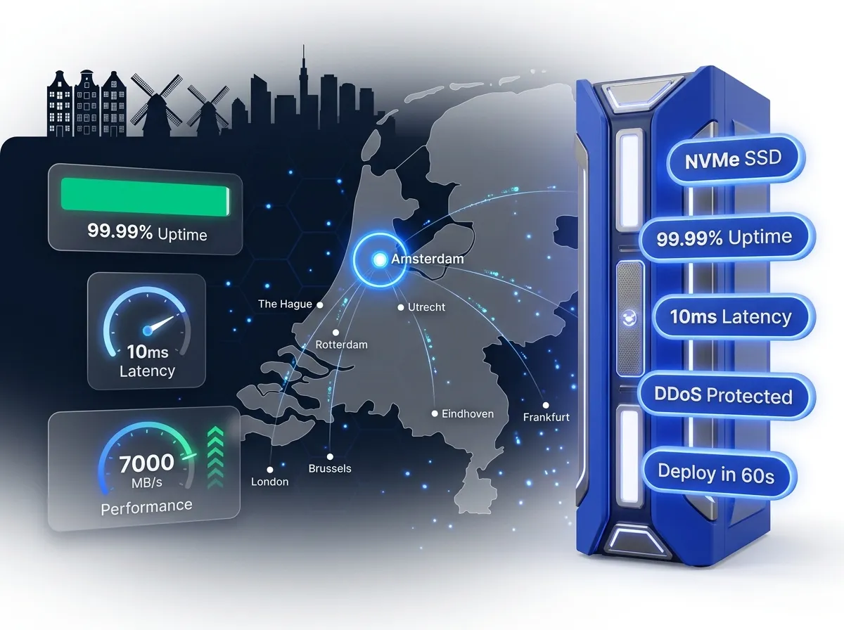VPS Hosting in the Netherlands: NVMe Servers, Instant Deploy