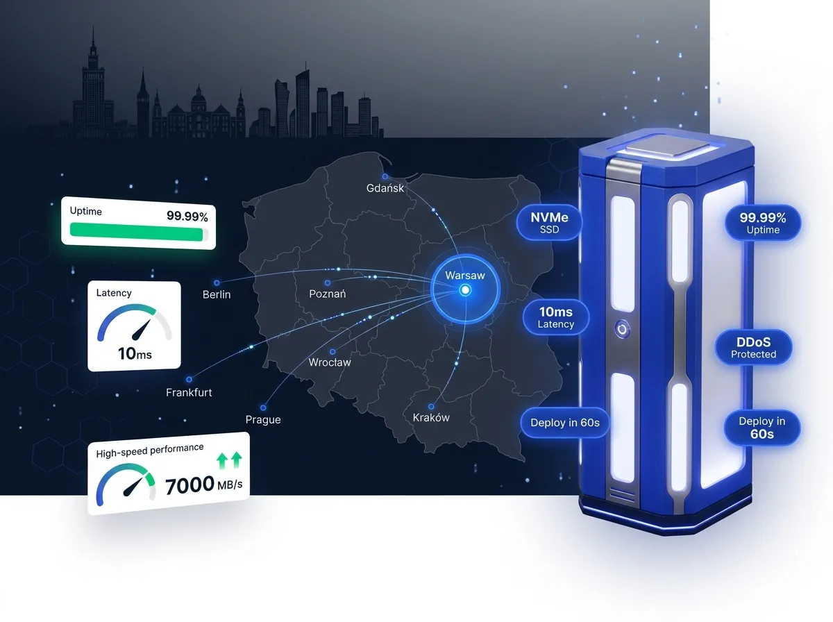 VPS Hosting in Poland: NVMe Servers, Instant Deploy