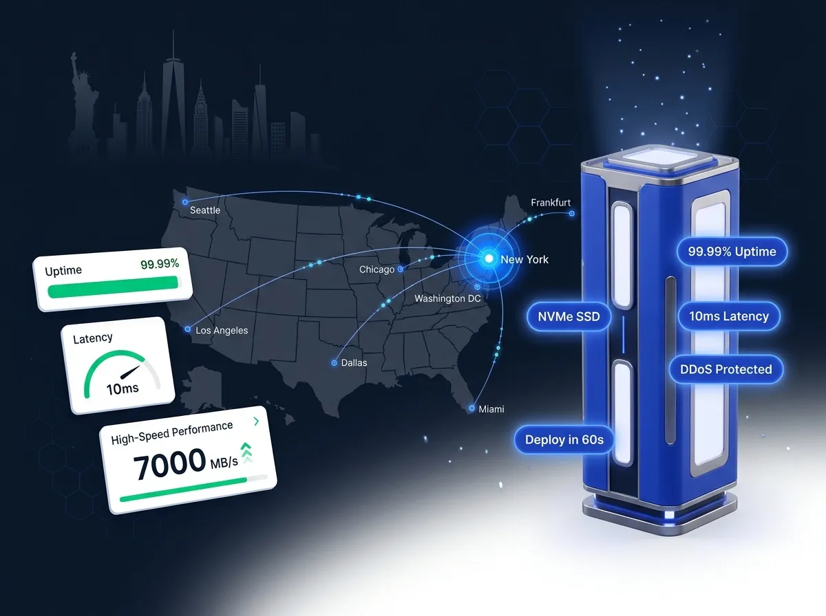 vps Hosting in the USA: NVMe Servers, Instant Deploy