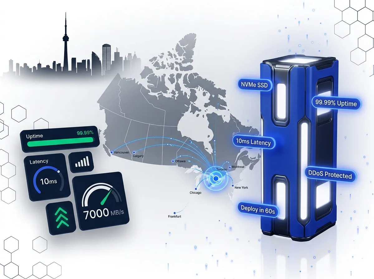 VPS Hosting in Canada: NVMe Servers, Instant Deploy