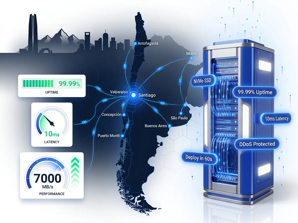 VPS Hosting in Chile: NVMe Servers, Instant Deploy