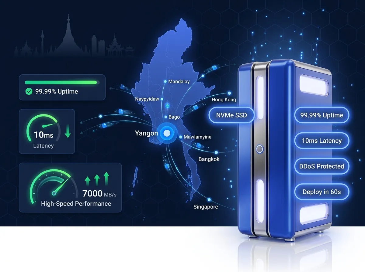 VPS Hosting in Myanmar: NVMe Servers, Instant Deploy