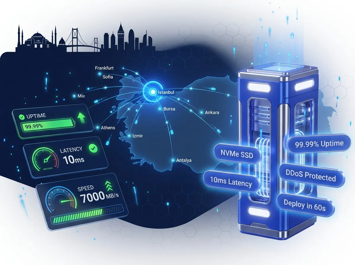 VPS Hosting in Turkey: NVMe Servers, Instant Deploy