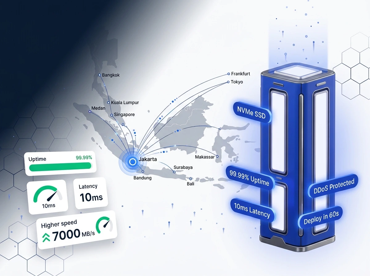 Indonesia VPS Hosting: NVMe Servers in Jakarta | NeteronHost