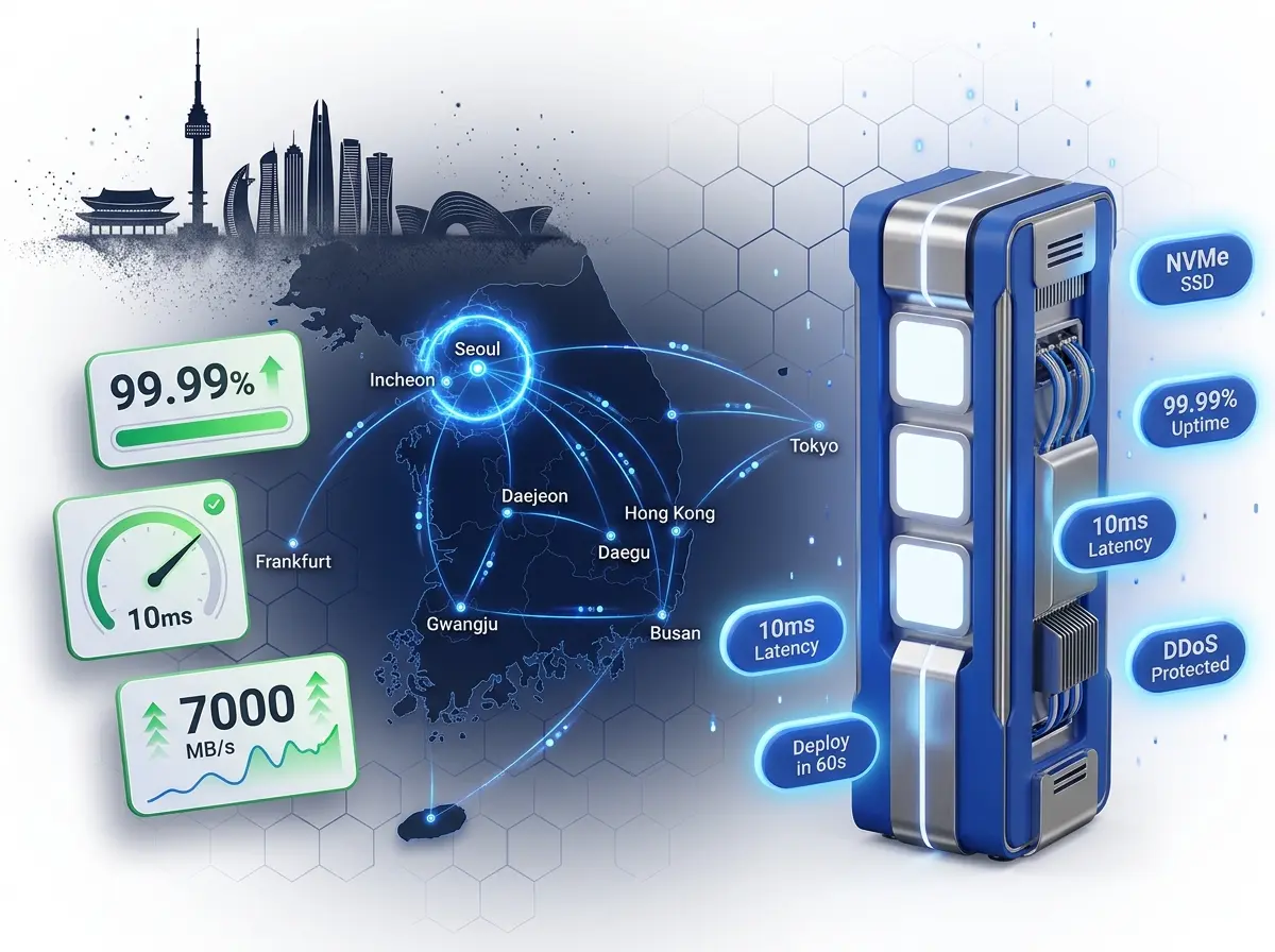 VPS Hosting in South Korea: NVMe Servers, Instant Deploy