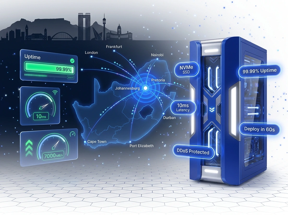 VPS Hosting in South Africa: NVMe Servers, Instant Deploy
