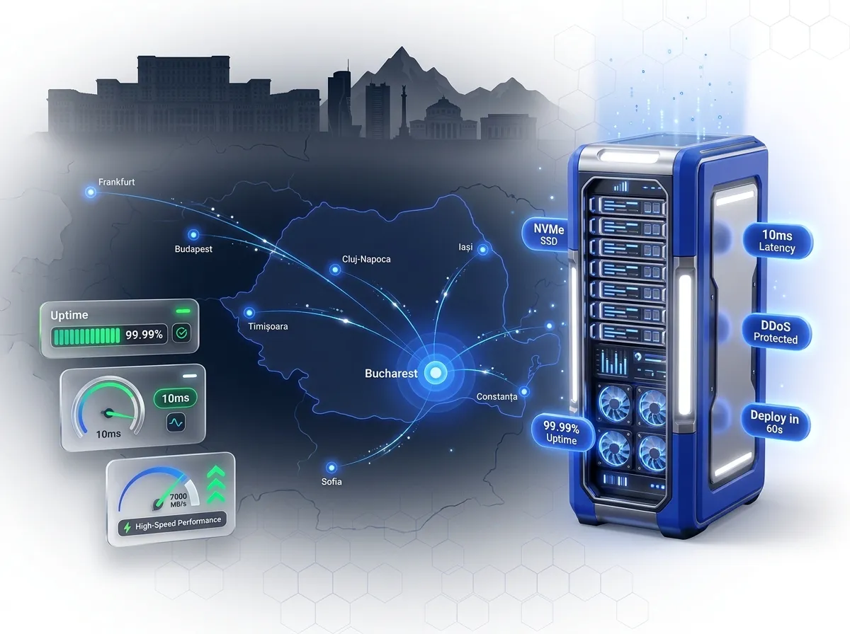 VPS Hosting in Romania: NVMe Servers, Instant Deploy